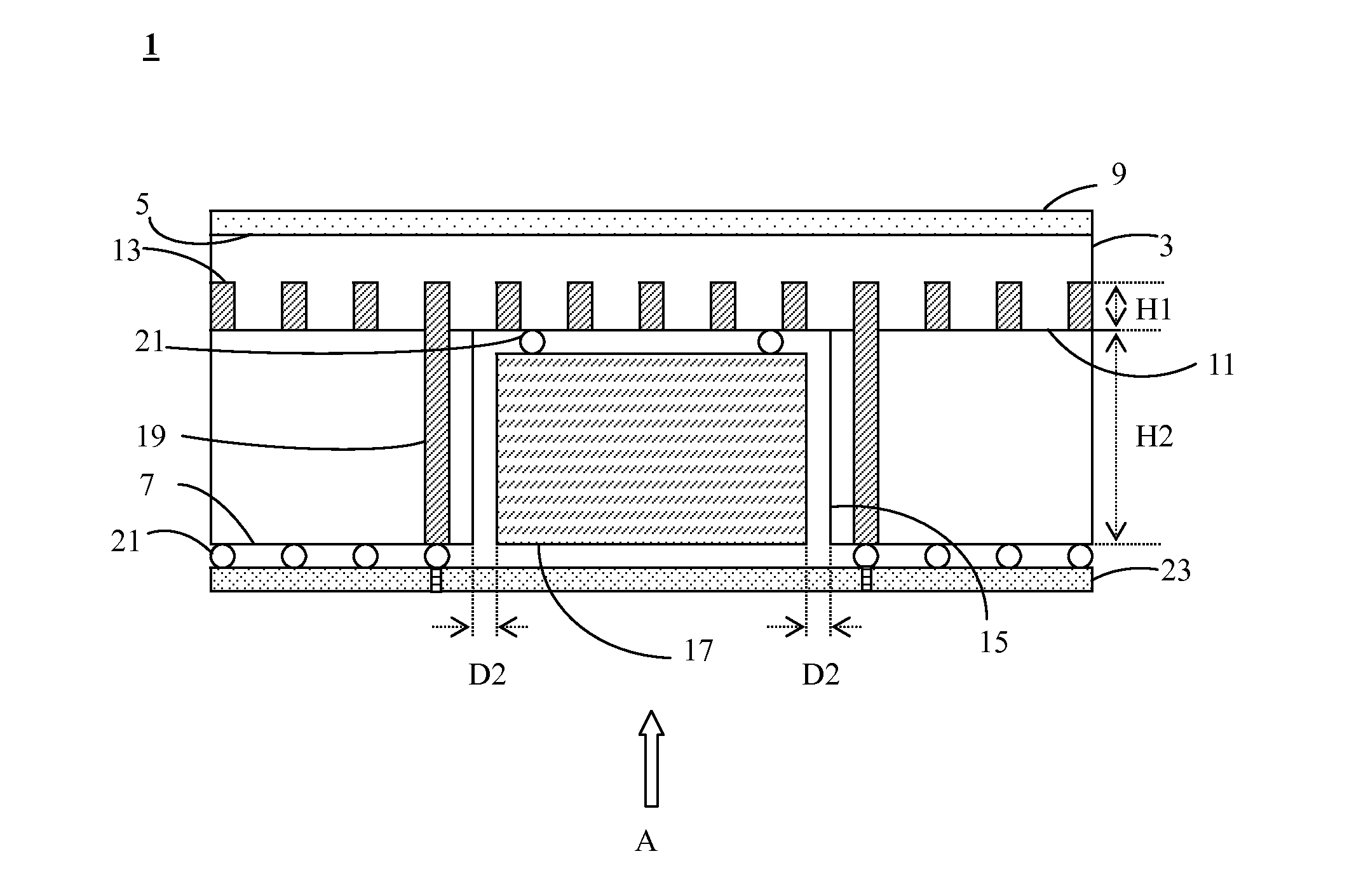 Shielding module integrating antenna and integrated circuit component