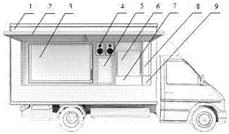 Multifunctional mobile community intelligent logistics terminal