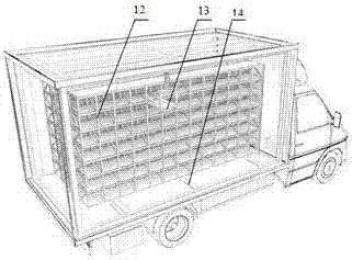 Multifunctional mobile community intelligent logistics terminal