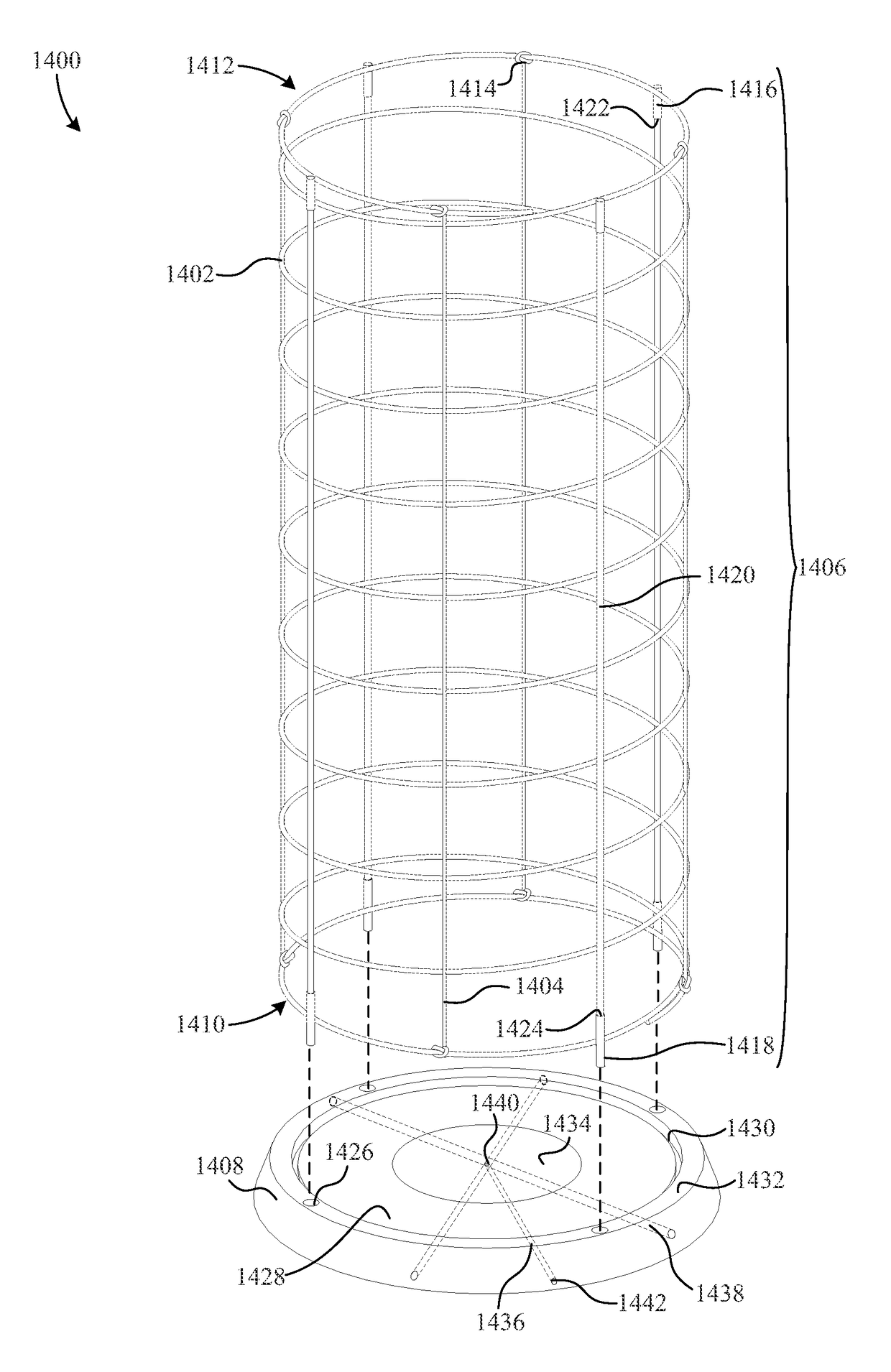 Collapsible plant support