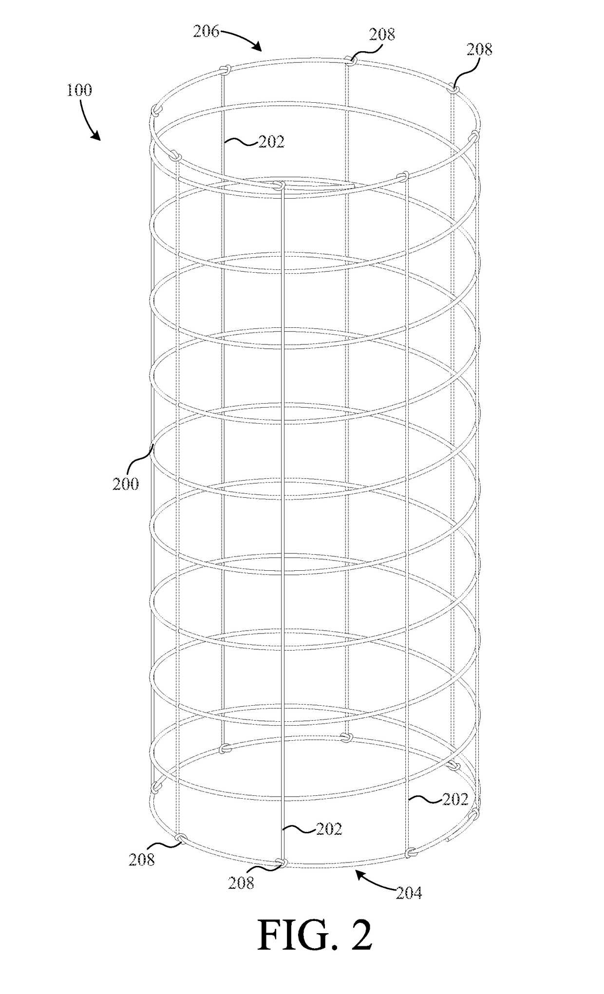 Collapsible plant support