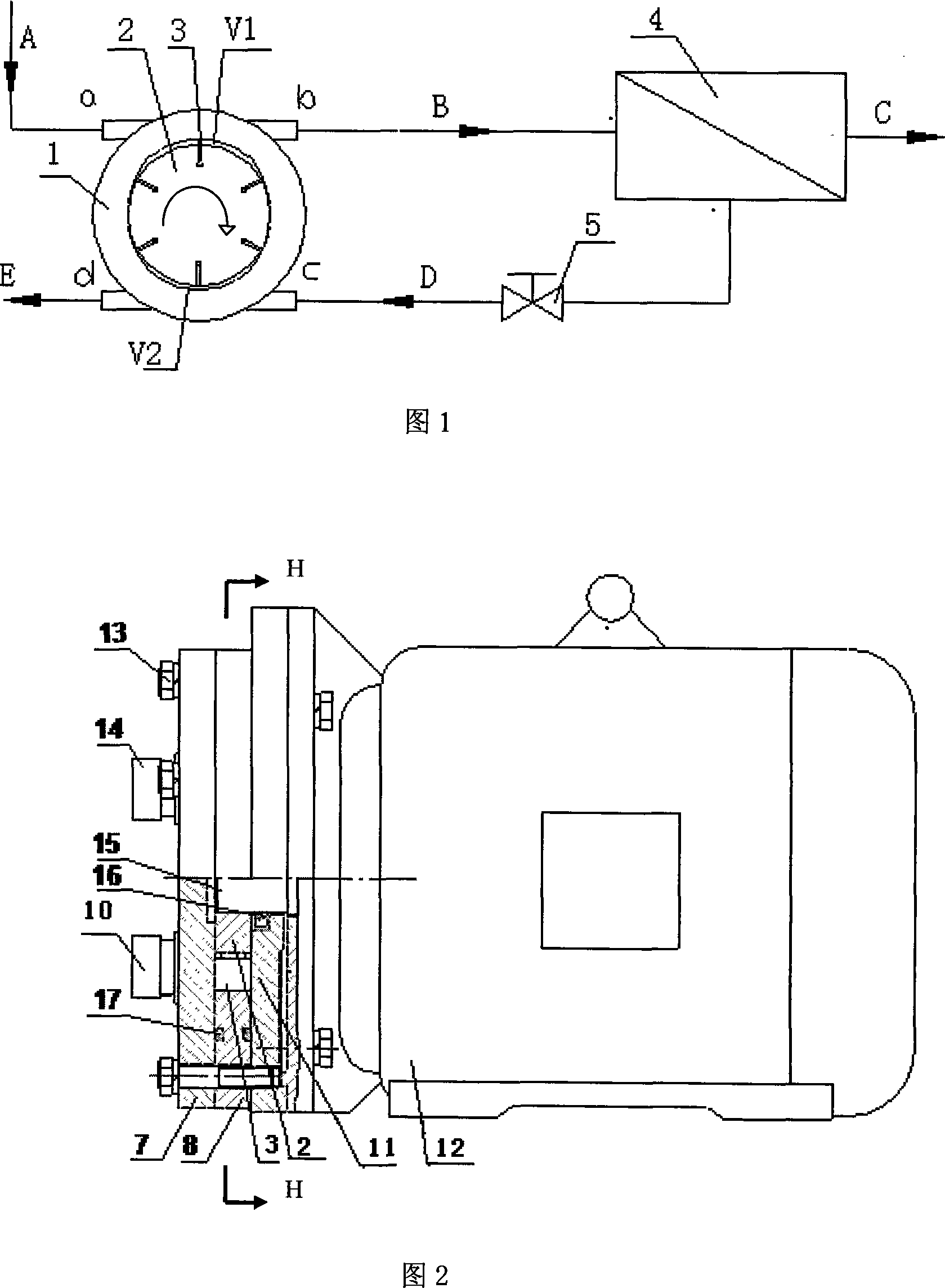 Method and device of desalination process by reverse osmosis for water