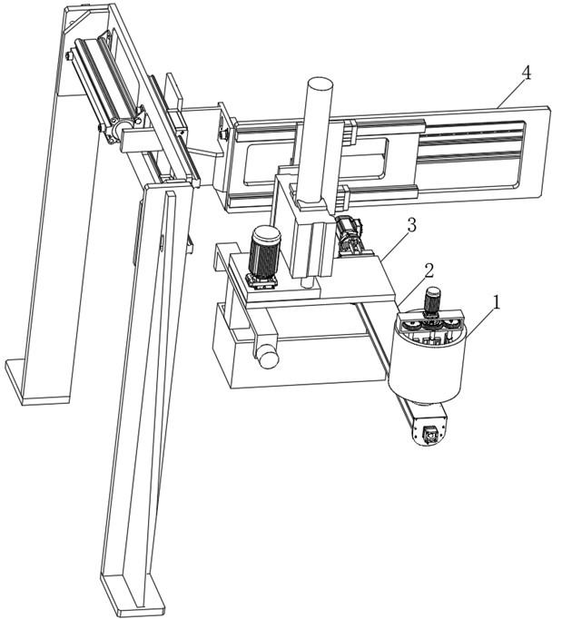 Feeding equipment for wheat flour blending treatment and working method thereof