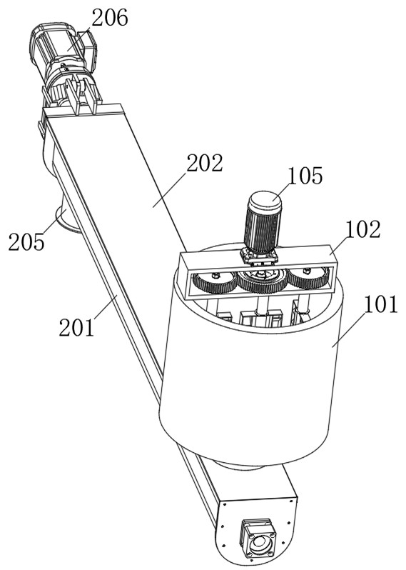 Feeding equipment for wheat flour blending treatment and working method thereof