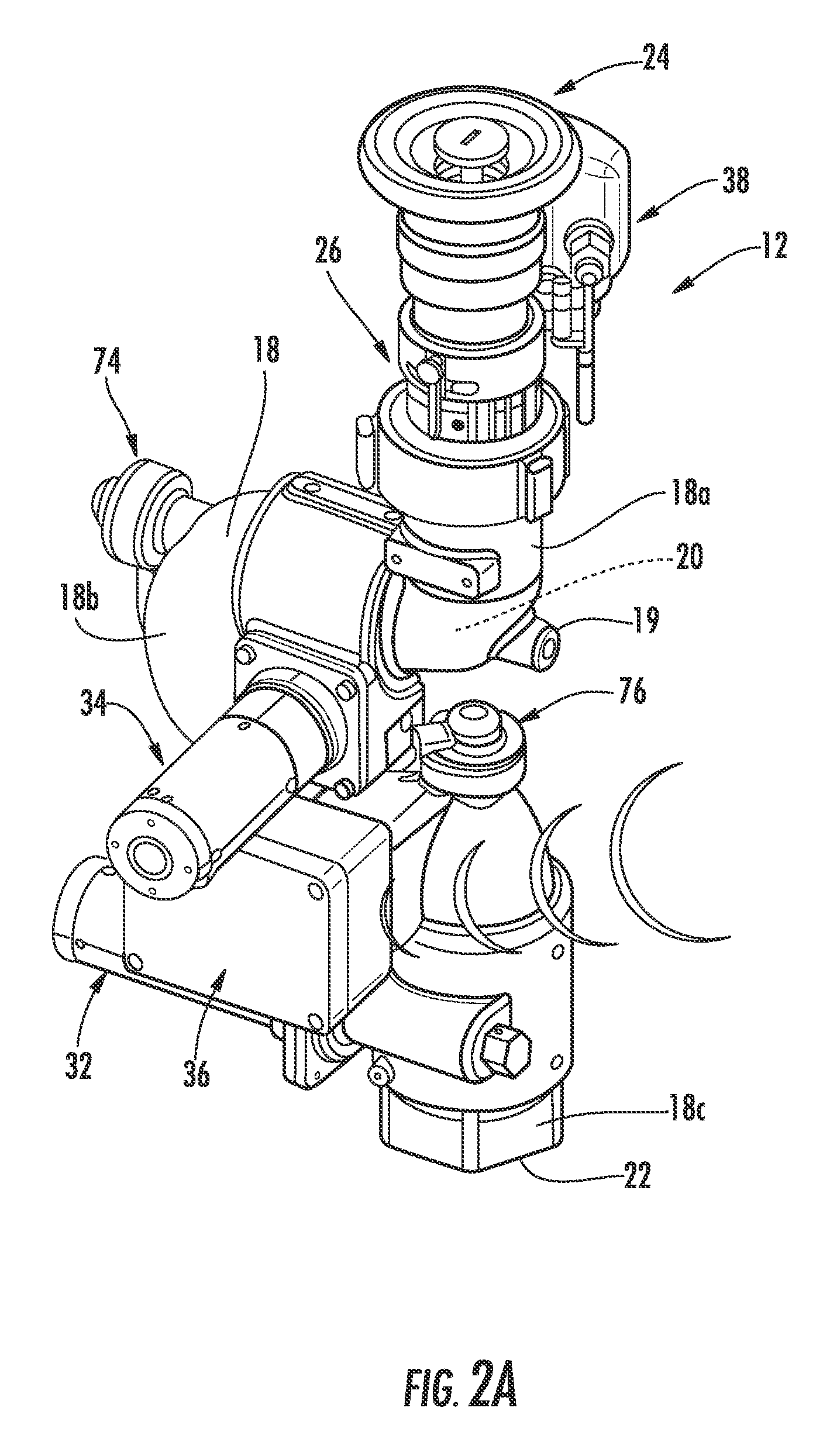 Firefighting monitor and control system therefor