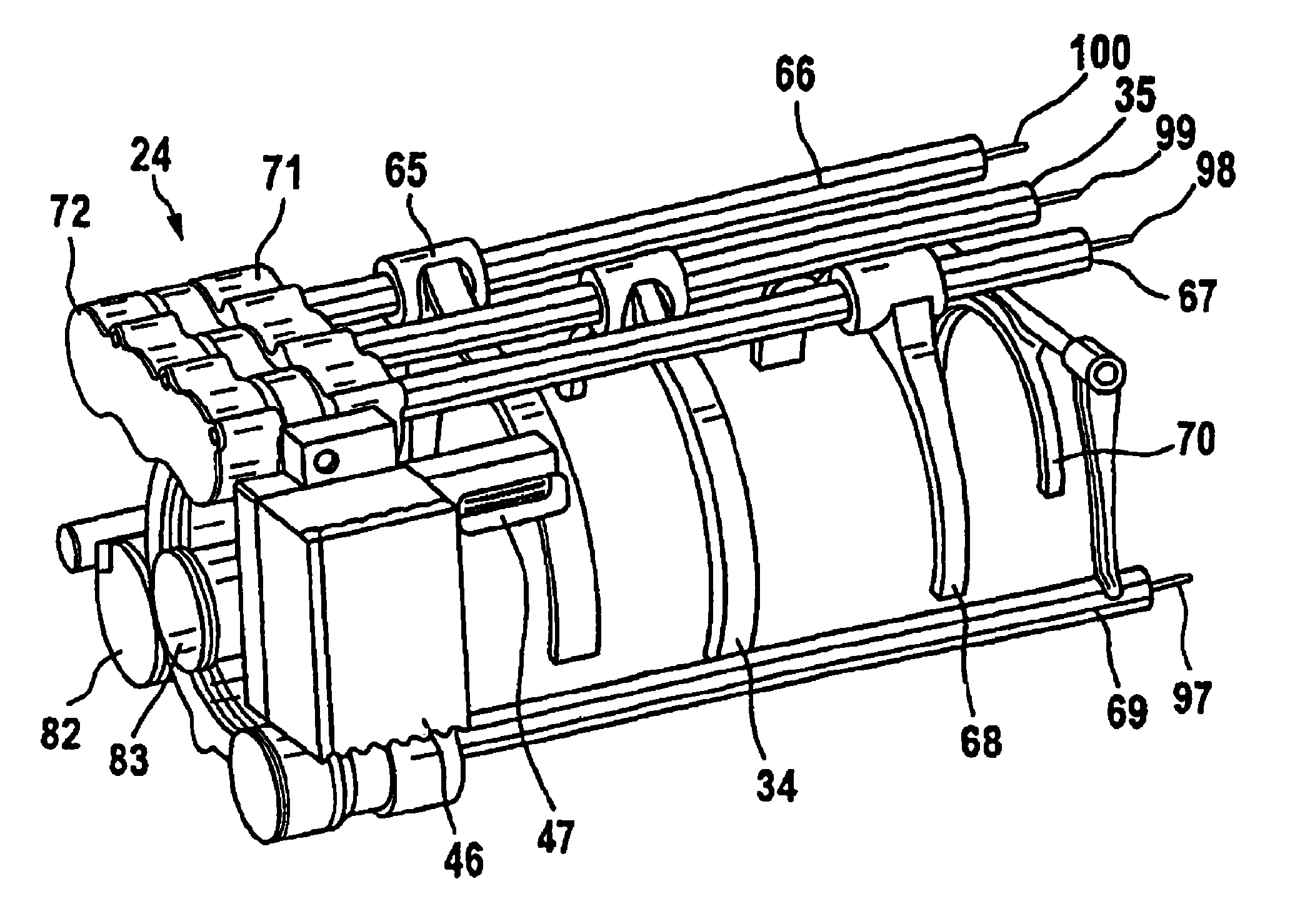 Gear shift module for an automatic transmission of a motor vehicle