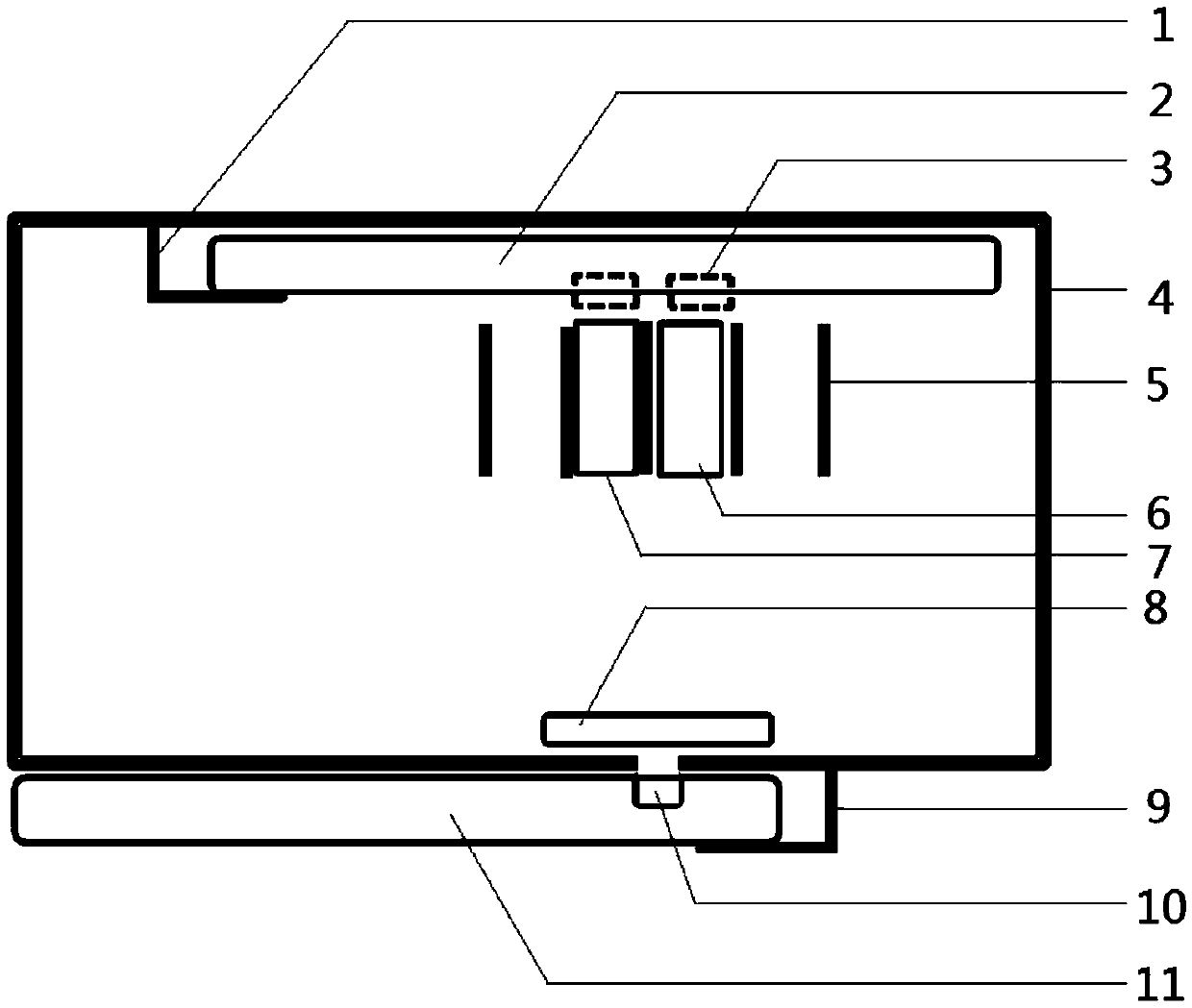 Portable multi-channel spectrophotometer based on smart phone, and method for measuring absorbance