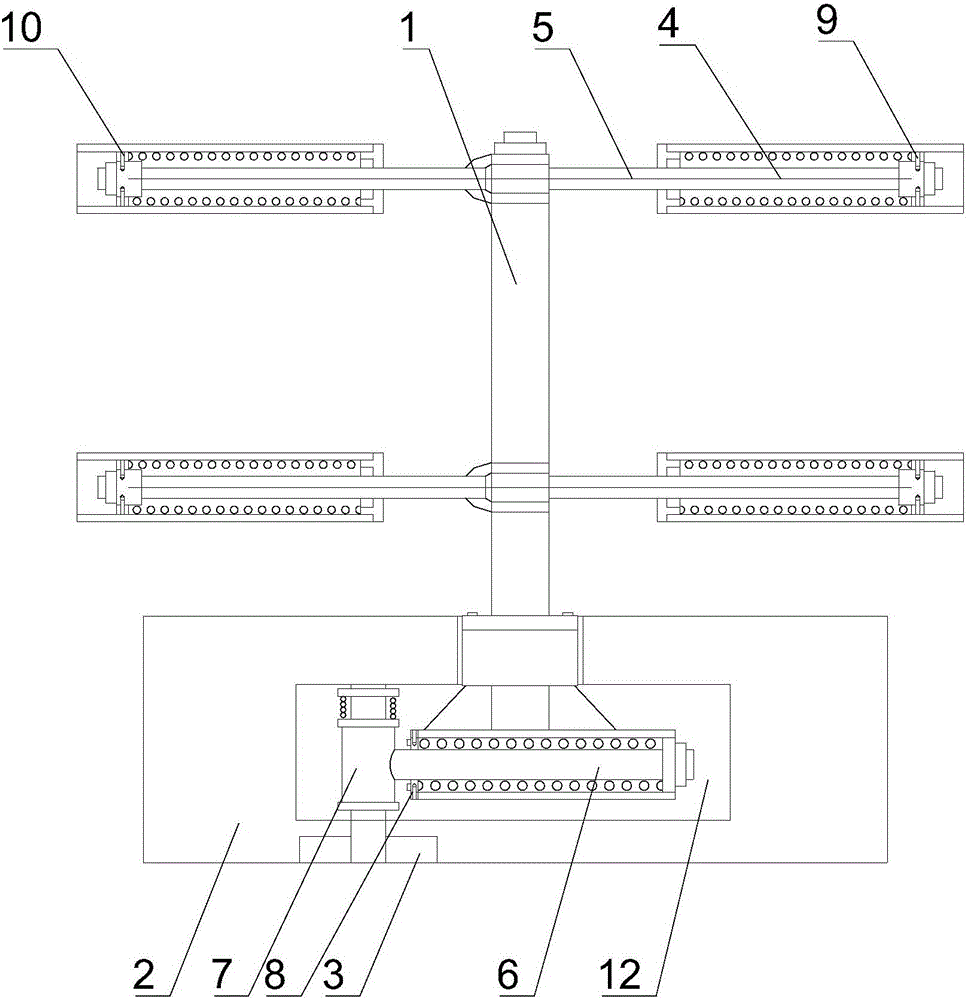 Buffering anti-collision structure used in roads and intersections