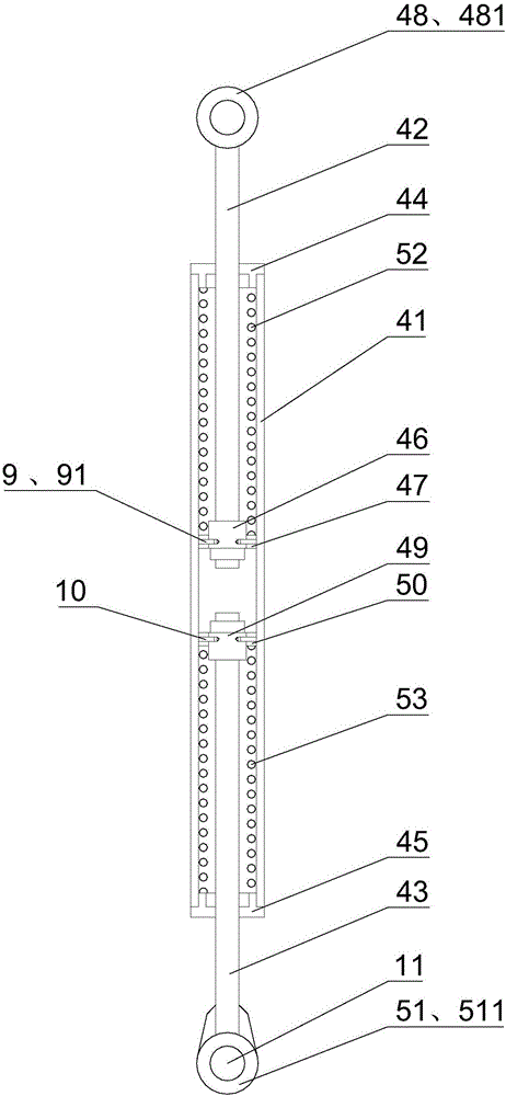 Buffering anti-collision structure used in roads and intersections