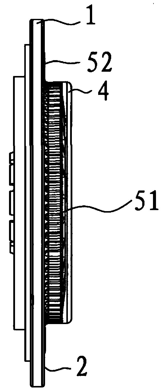 A winding bobbin chuck on a textile machine