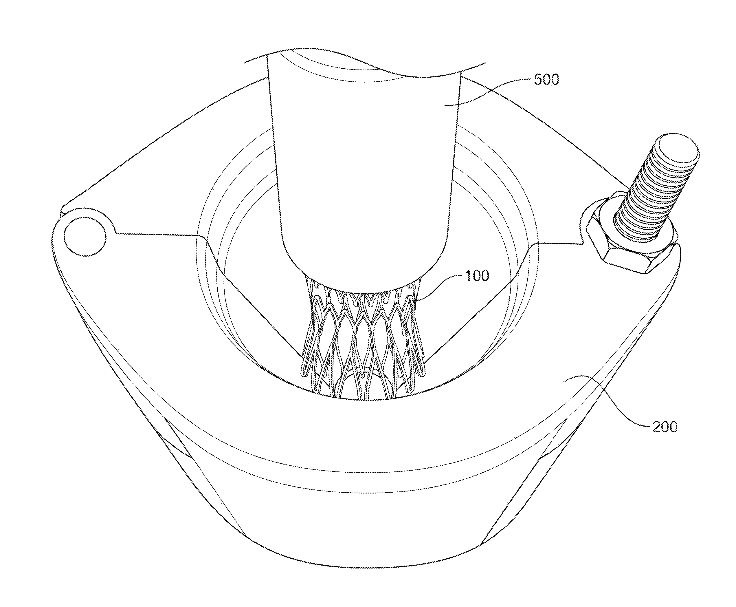 Device for collapsing and loading a heart valve into a minimally invasive delivery system