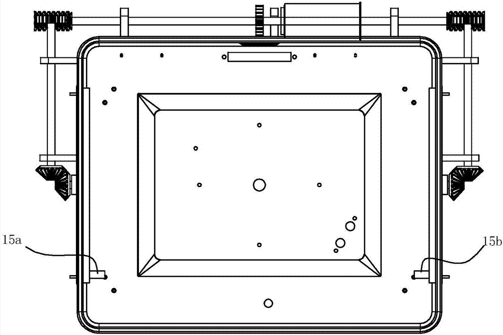 Baking tray support lifting mechanism for oven