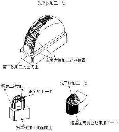 Mold for producing packing box and mold manufacturing device