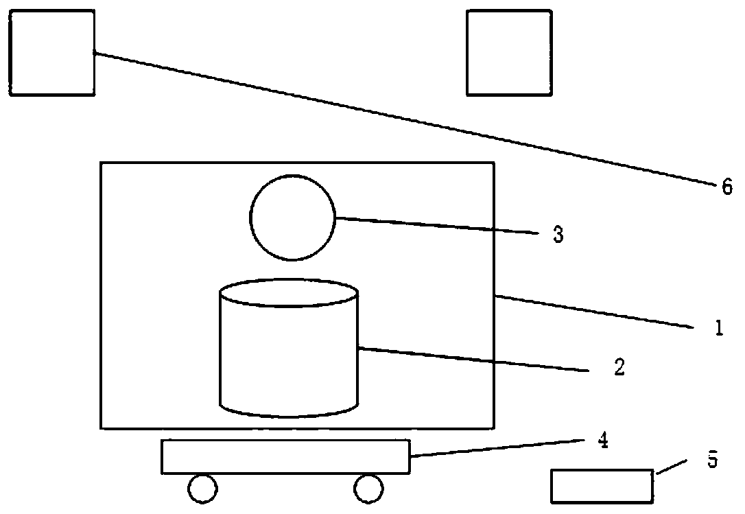 Three-dimensional laser scanning apparatus for cable tunnel and mobile positioning method thereof