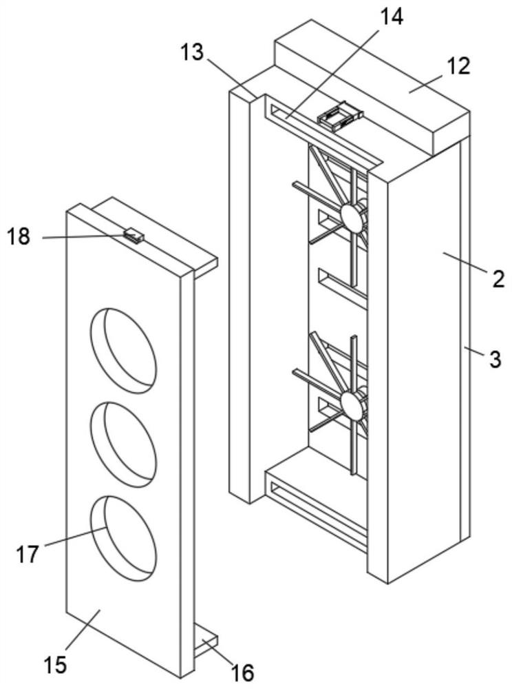 Self-cleaning positive pressure ventilation system of industrial factory building