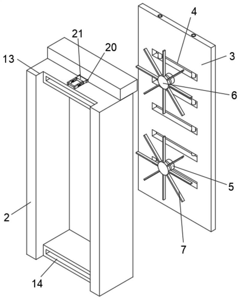 Self-cleaning positive pressure ventilation system of industrial factory building