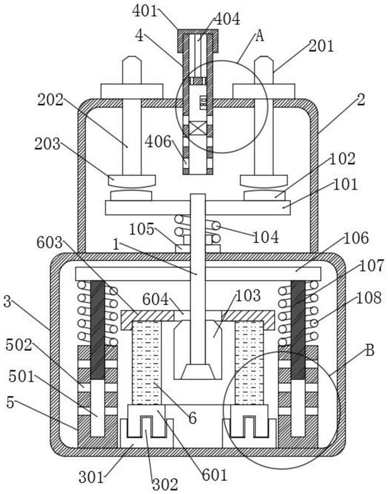 Driving device for relay and relay with driving device