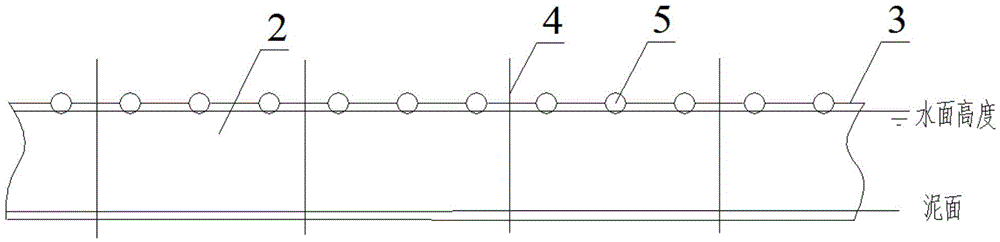 Antifouling method for dredged mud in construction of water dredging engineering