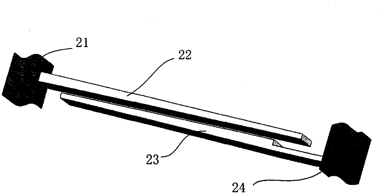 Internal and external truss type three-frame micro-mechanical gyro structure