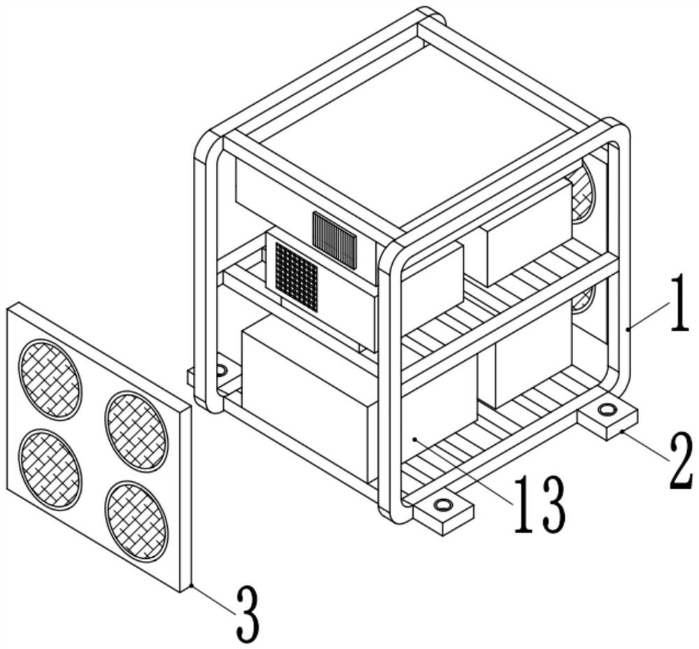 Power generation system of low-purity hydrogen fuel cell