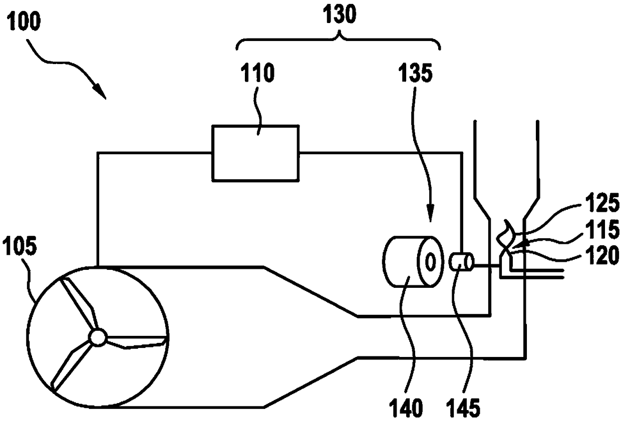 Voltage converter, actuator and gas burner