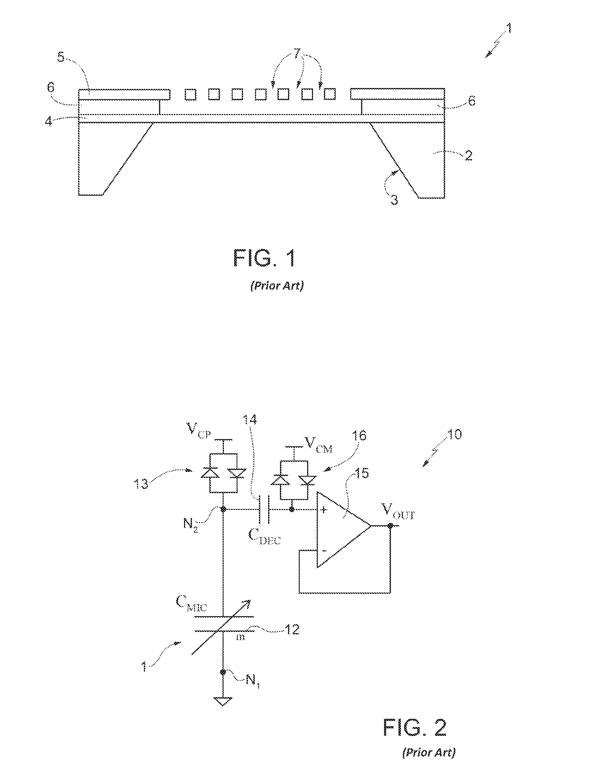 Differential-type MEMS acoustic transducer