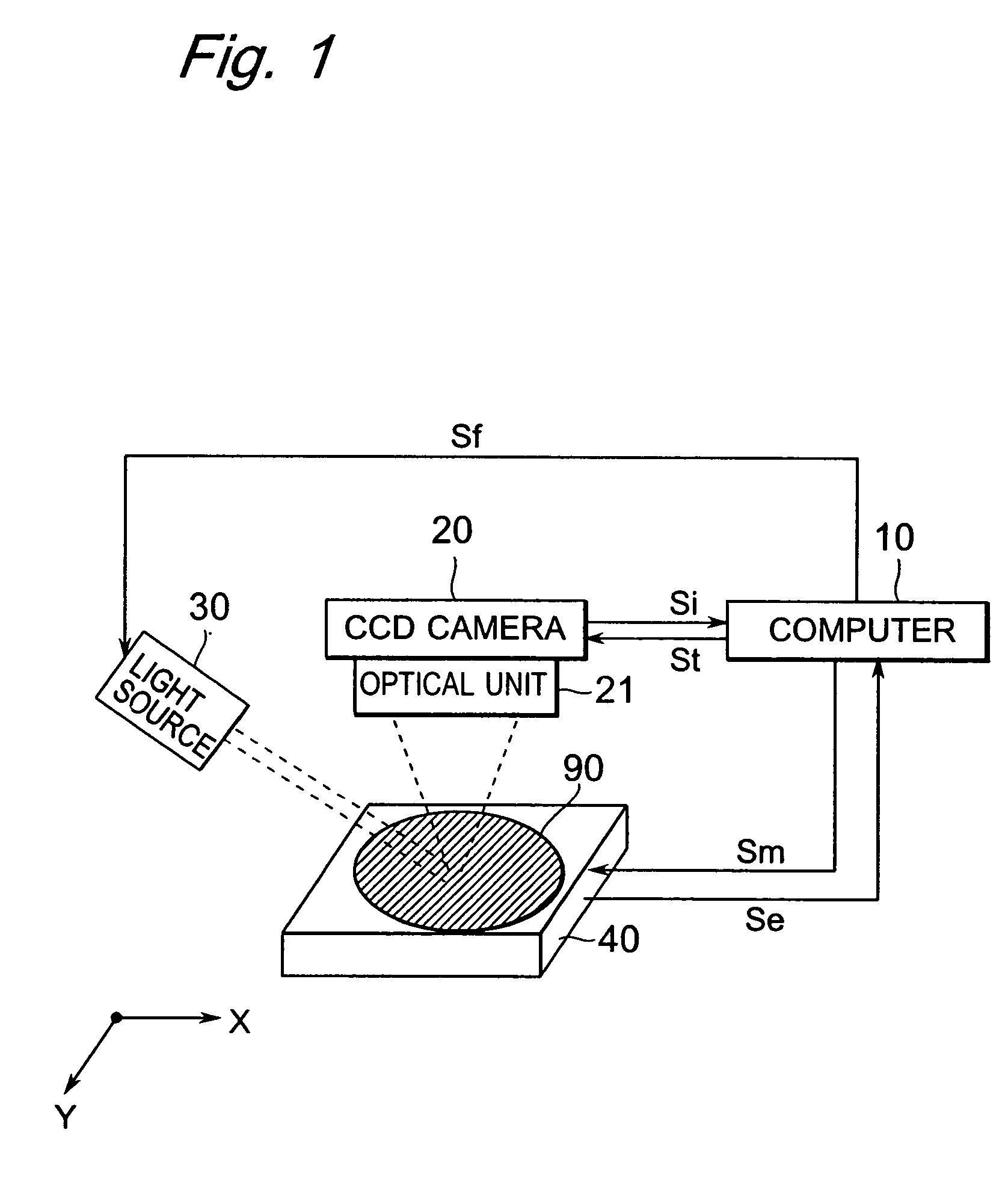 Probe mark reading device and probe mark reading method