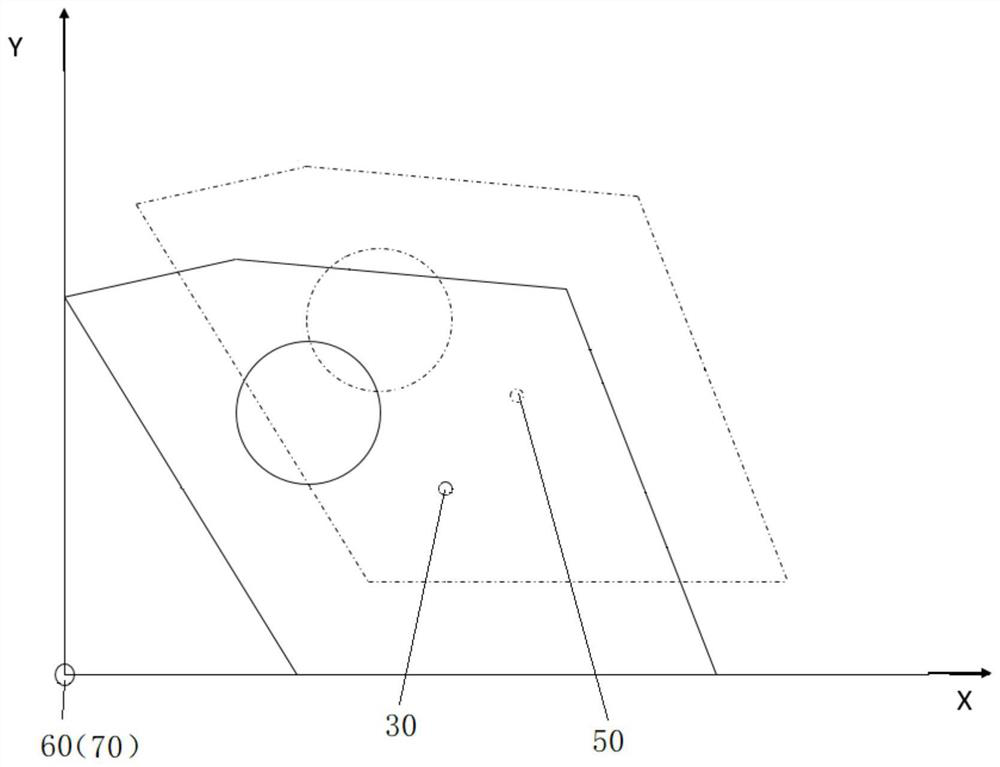 Workpiece positioning method, workpiece positioning device and groove cutting workstation