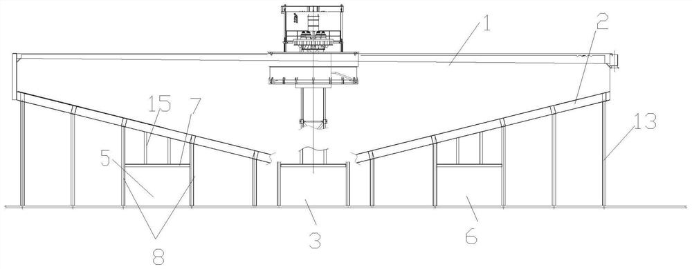 Moving system of large-diameter thickener