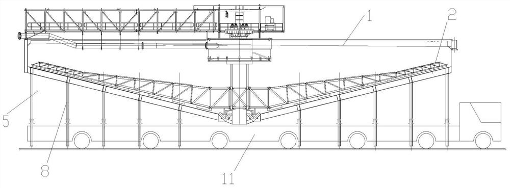 Moving system of large-diameter thickener