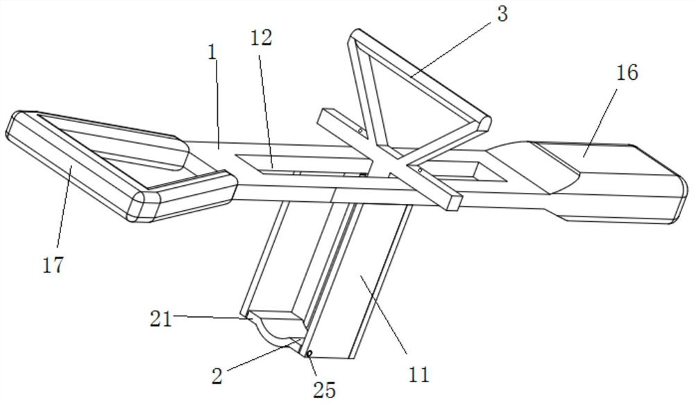 Lifting type hip joint reduction device