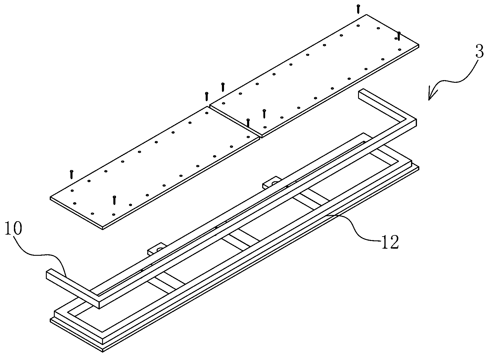 Self-insulation concrete composite building block mold and using method thereof