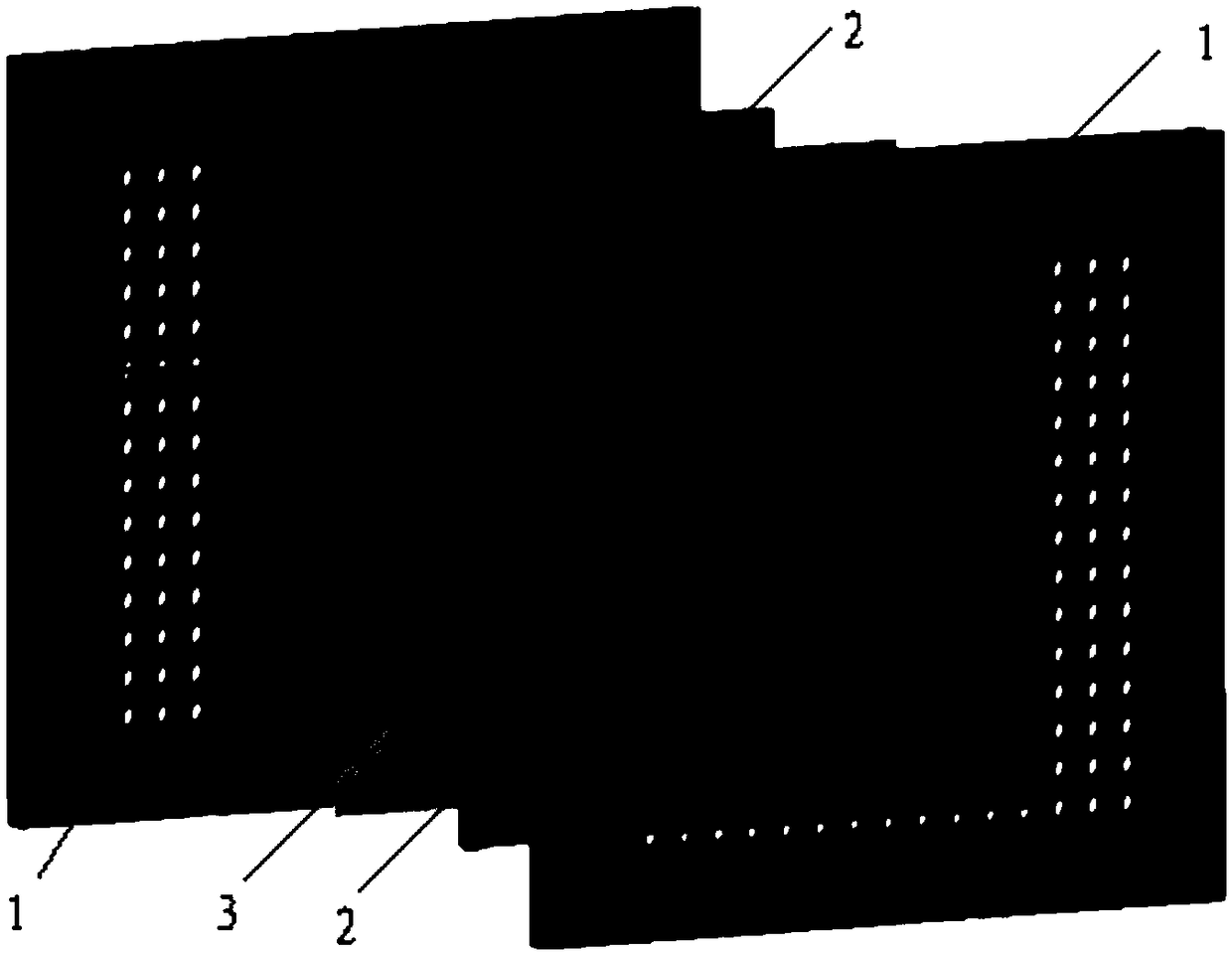 Clamping device for preparing ultrathin carbon/carbon composite panel