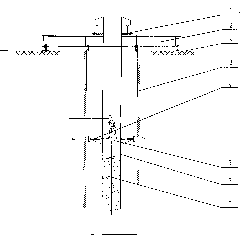 Deep hole underwater installation and locating method of steel pipe column in weak watery stratum