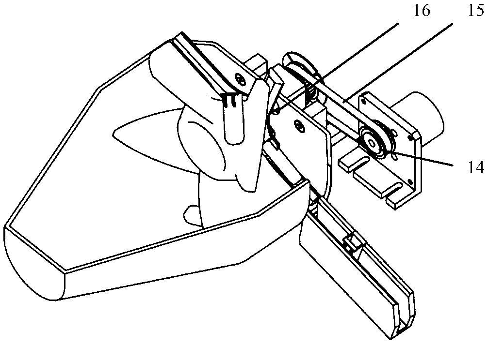 Reaction cup feeding mechanism