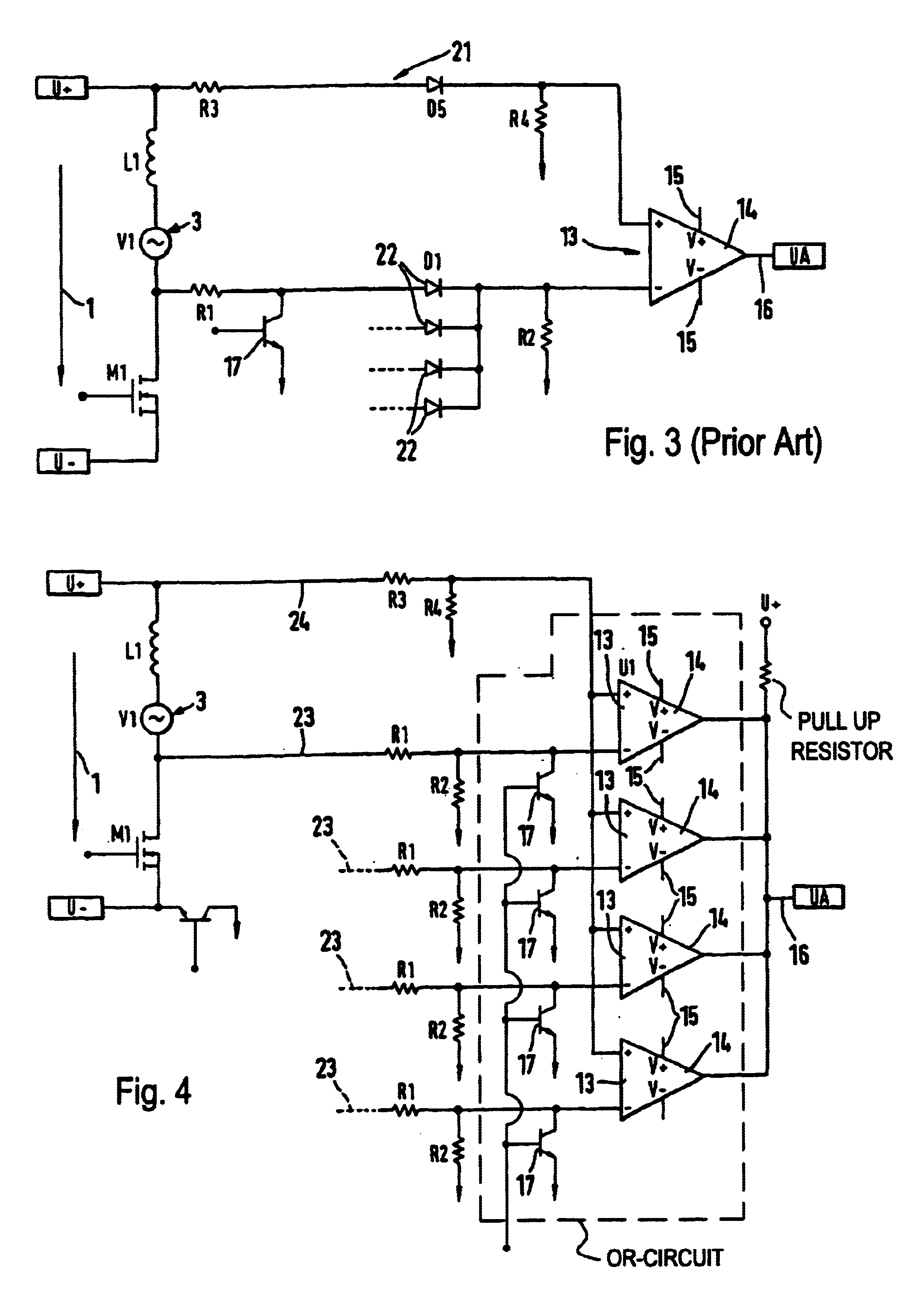 Device for position determination in sensorless motors