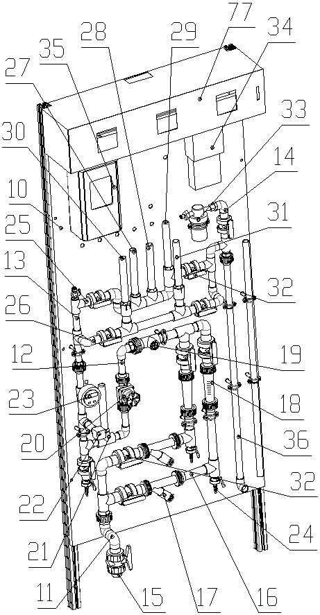 Intelligent integrated management and control system for circulating cooling water