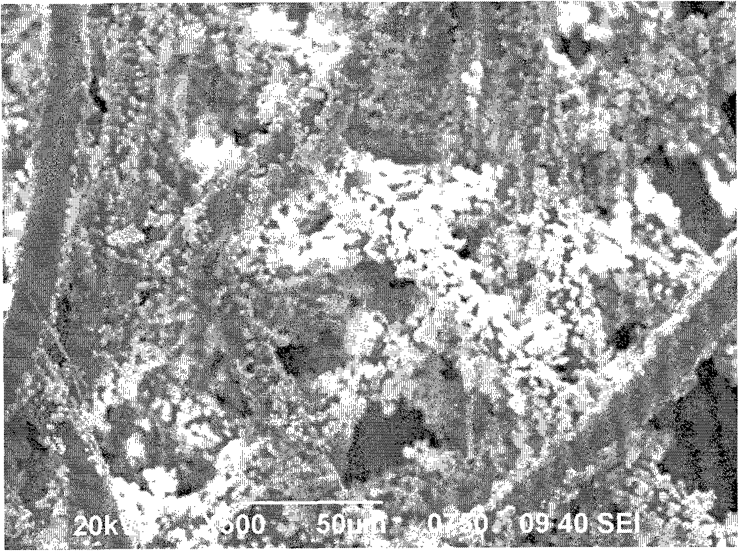 Method for preparing composite fiber material for visible light photocatalytic degradation of organic pollutants