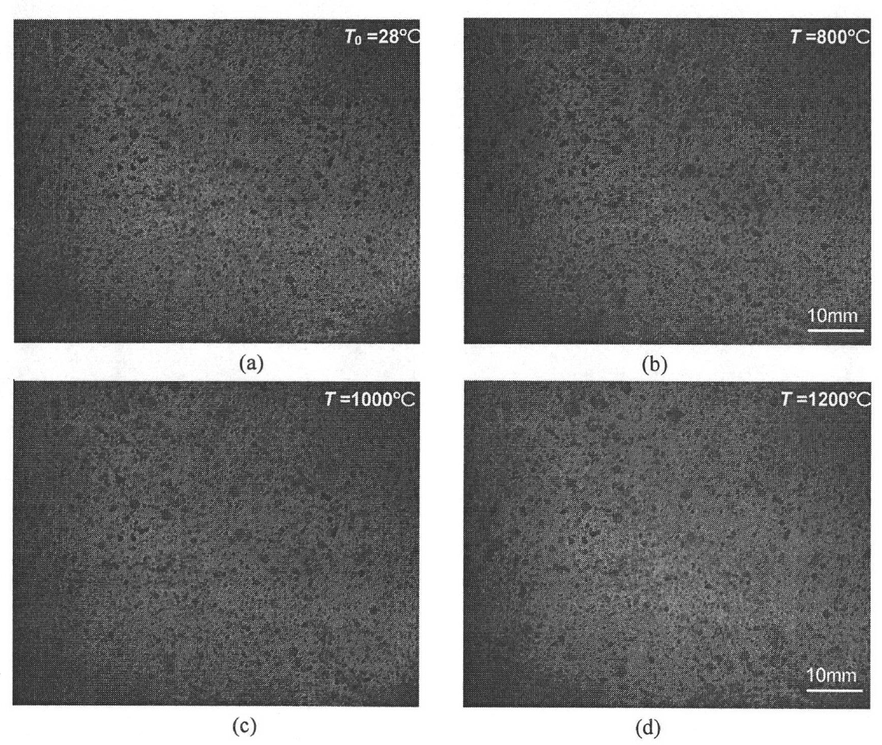 High-temperature three-dimensional digital image related measurement system and measurement method