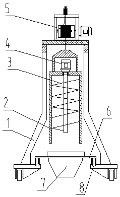 Sewage pipeline inspection well desilting device and method