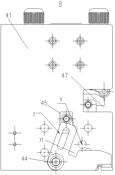 A sliding door lock for half-height security doors