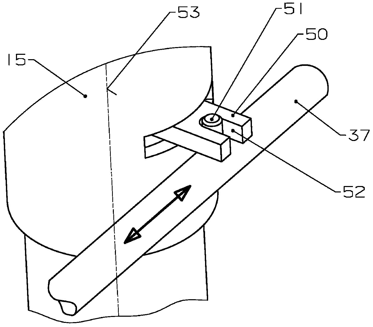 Oil injection pump with centrifugal regulator