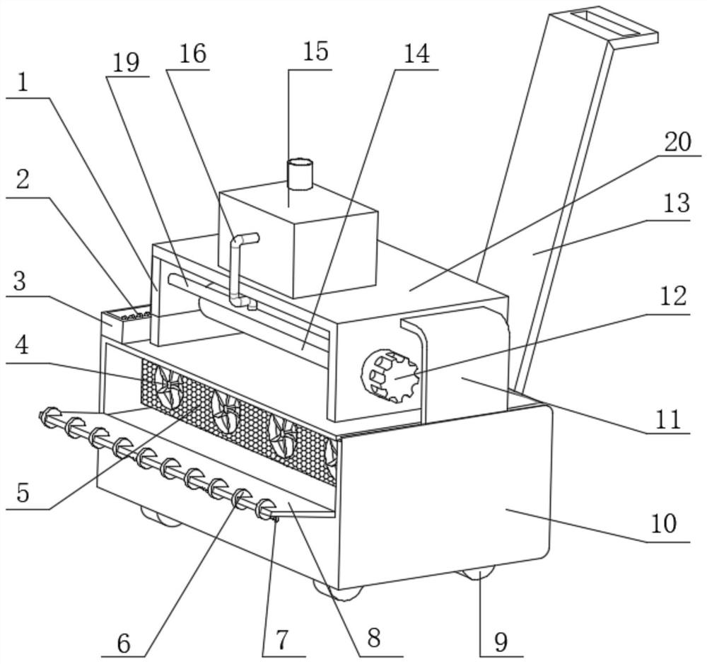 A cleaning device for fitness equipment maintenance