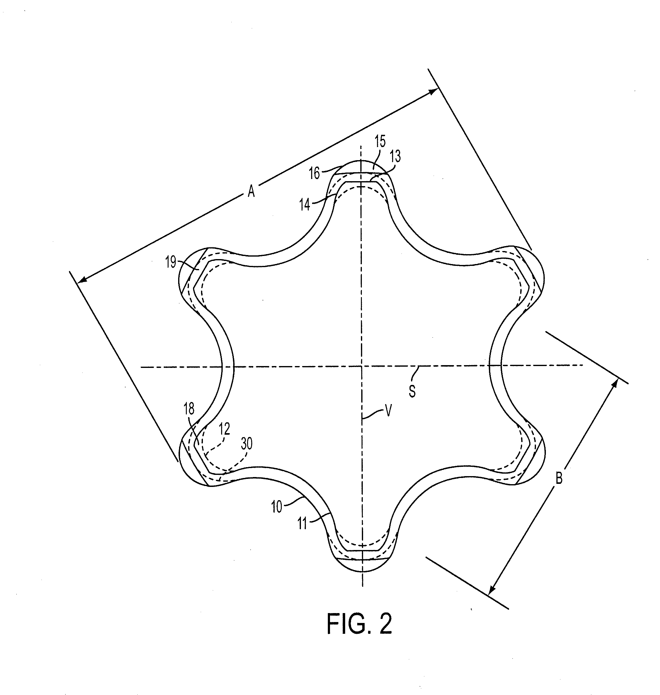 Fastener system with stable engagement and stick fit