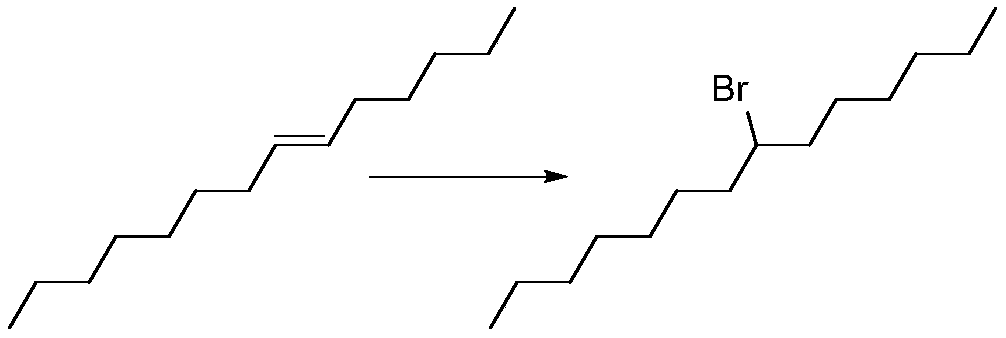 Synthesis method of 7-bromotetradecane