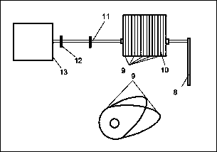 Cam mechanism type ship shaking simulator