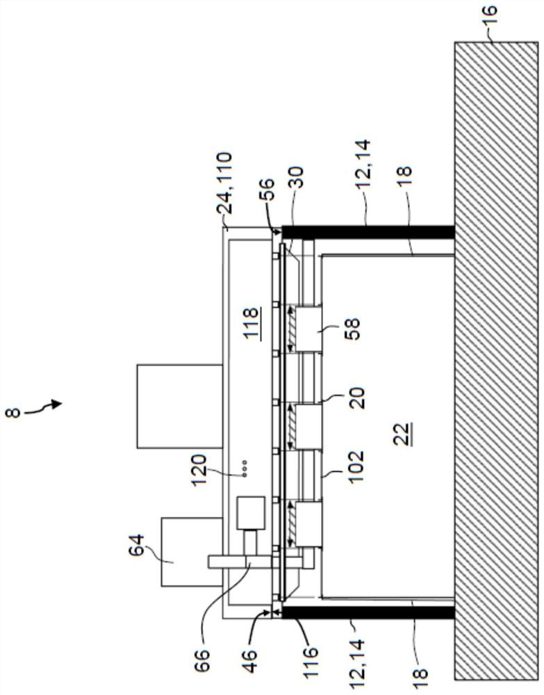 Ceiling module for building a clean room