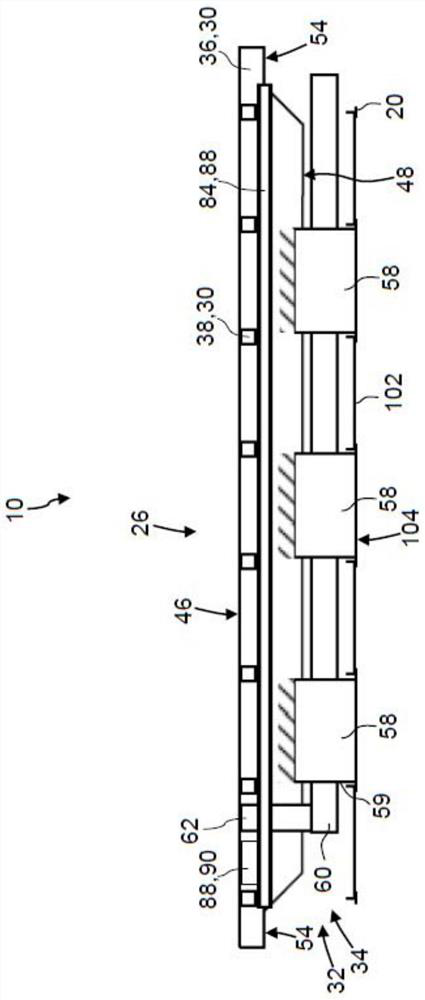 Ceiling module for building a clean room