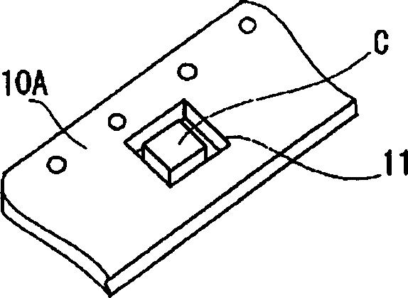 Adsorption position corrector of electronic device in electronic device mounting machine