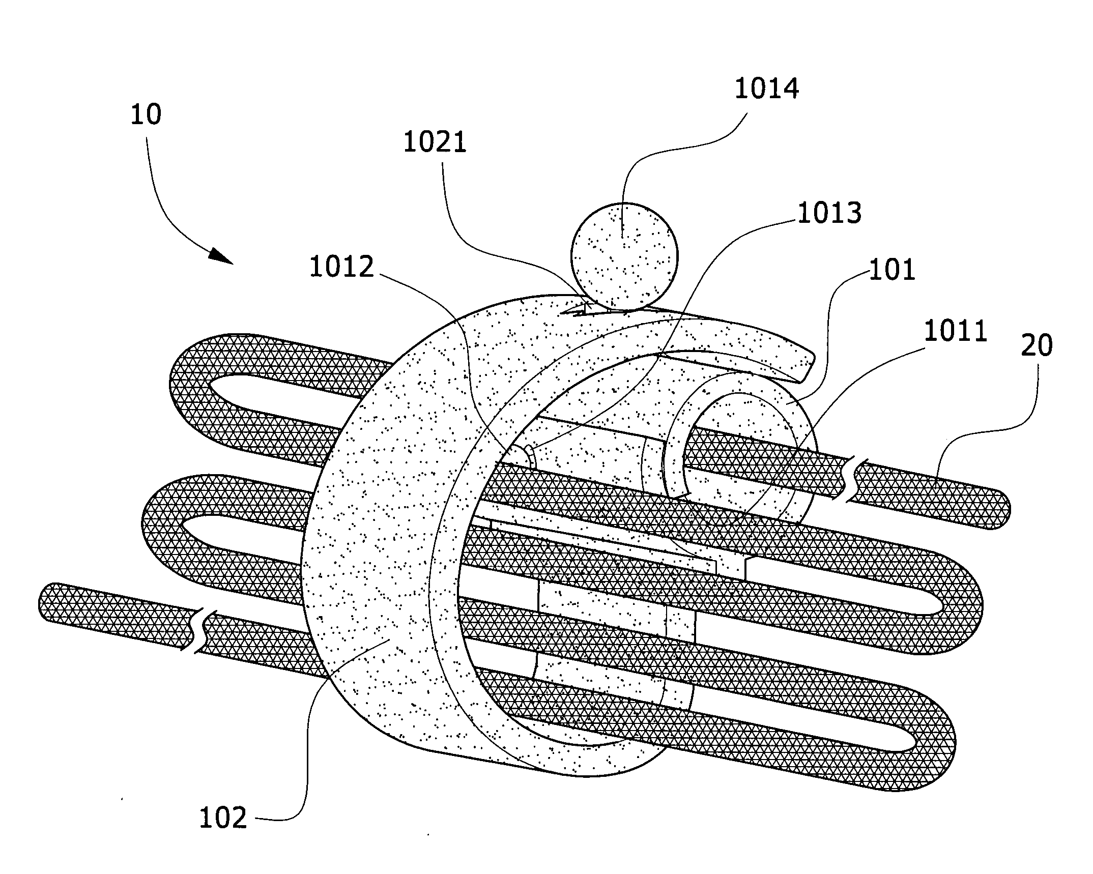 Wire fastening band